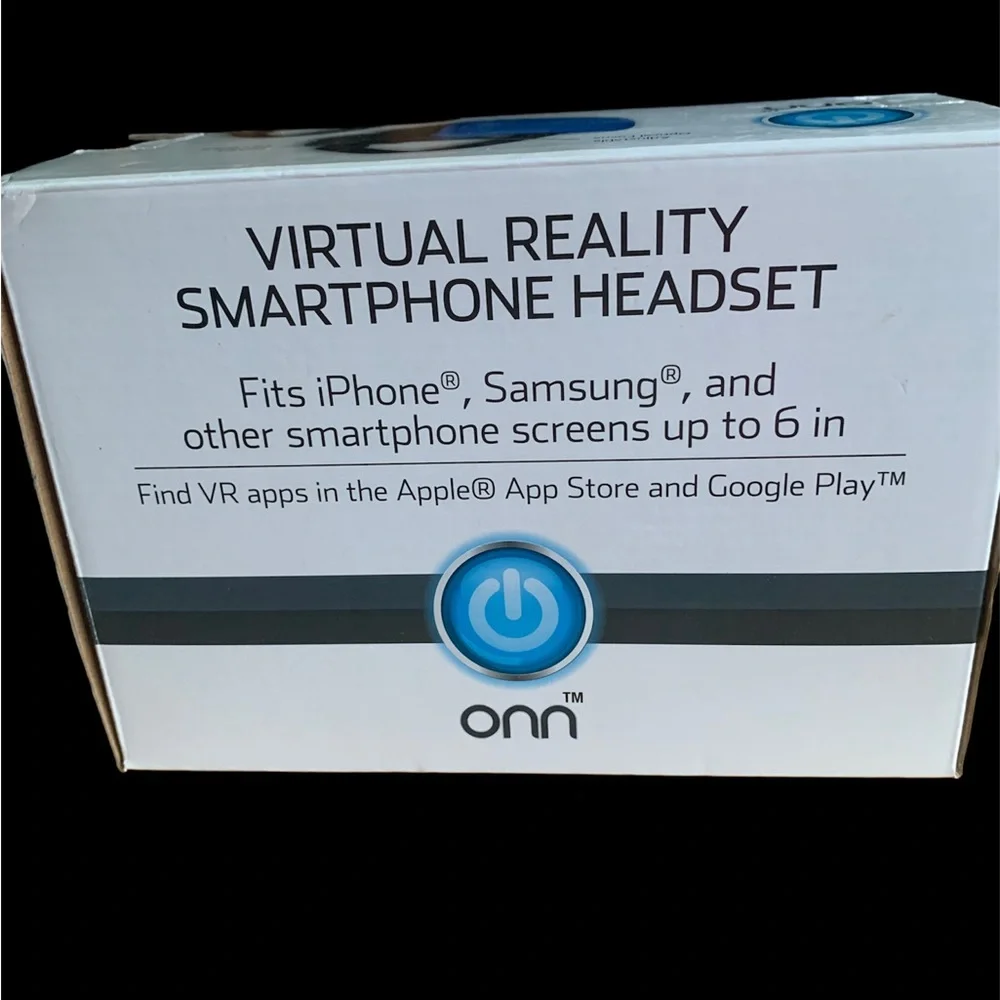 Blue and Black Smartphone VR Headset with Padded Comfort